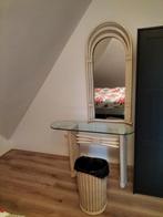 Spiegel Dressoir Prullenbak vintage, Ophalen, Gebruikt