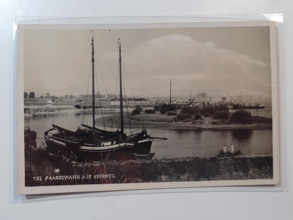 Tiel 28, Ophalen of Verzenden, 1920 tot 1940, Gelopen, Gelderland