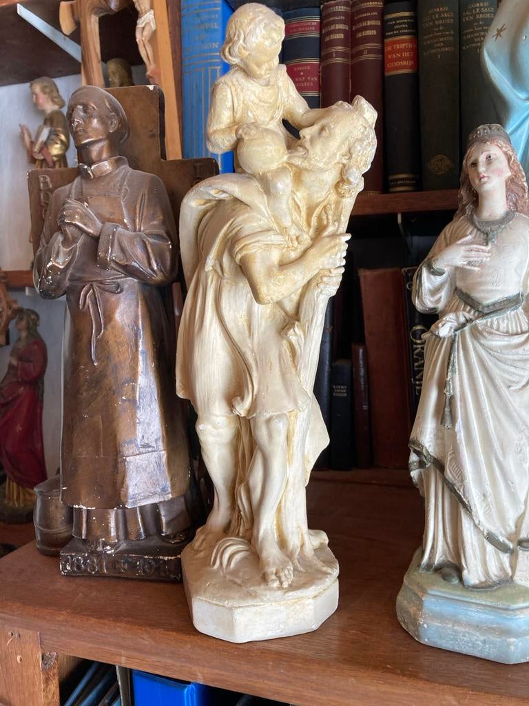 Beeld van Sint Christoffel met kindje Jezus, Ophalen of Verzenden