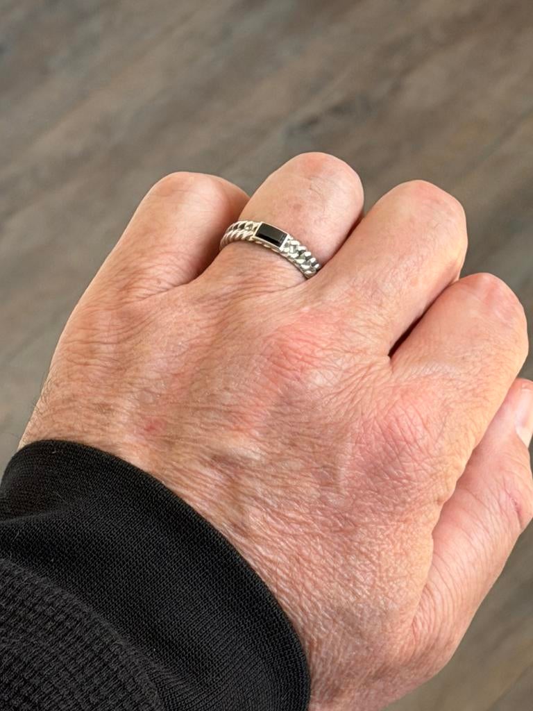 Buddha to Buddha ring 14 karaat goud! Uniek!! maat 20,4mm, 20 of groter, Nieuw, Ophalen of Verzenden, Dame of Heer