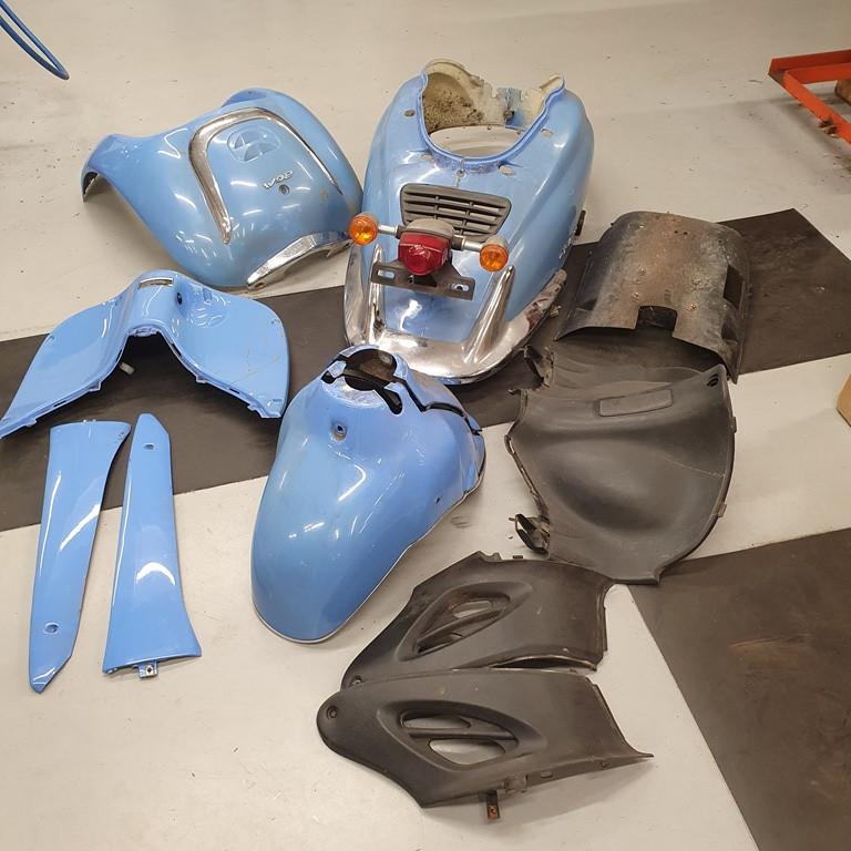 GY6 Kappenset China Retro scooter oa AGM BTC kappen, Fietsen en Brommers, Brommeronderdelen | Scooters, Ophalen, Gebruikt, Kap