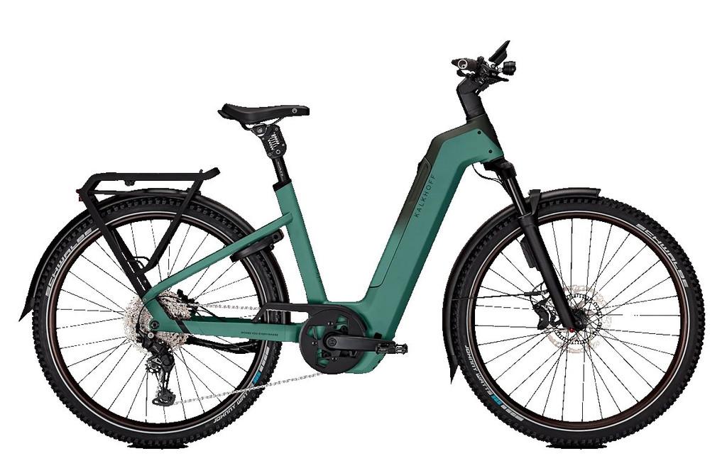 Kalkhoff Entice 5+ excite Dames Mineralgreen matt 43cm S 202, Fietsen en Brommers, Elektrische fietsen, Overige merken, -, - 0
-, NL