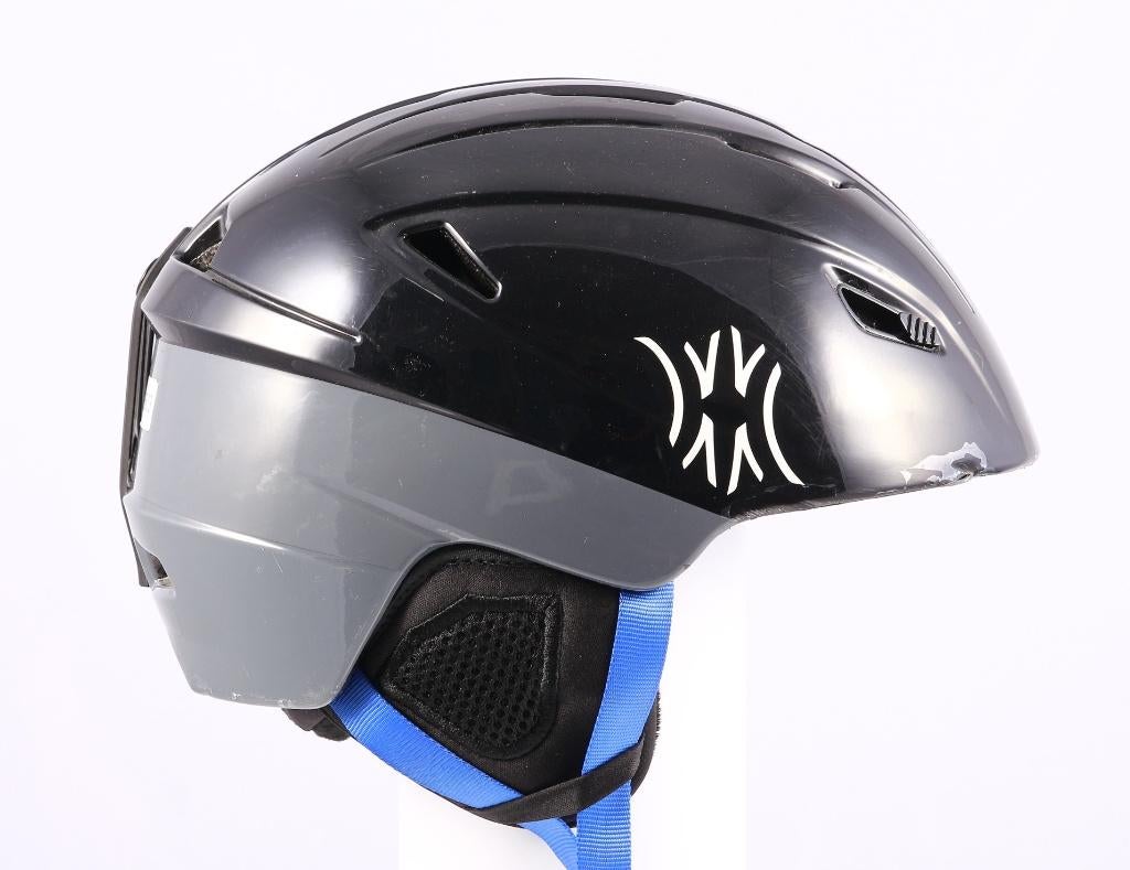 59 60 61 cm ski snowboard helm SLOKKER, Black/grey/blue, Sport en Fitness, Skiën en Langlaufen, Gebruikt, Overige typen, Skiën