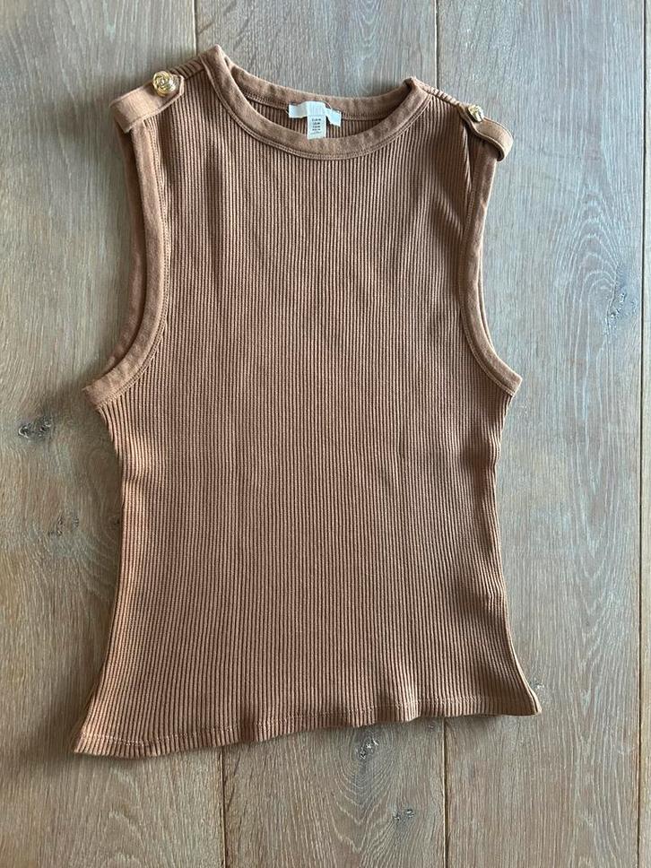 H&M hemdje top nieuw, Kleding | Dames, Tops, Zo goed als nieuw, Zonder mouw, Ophalen