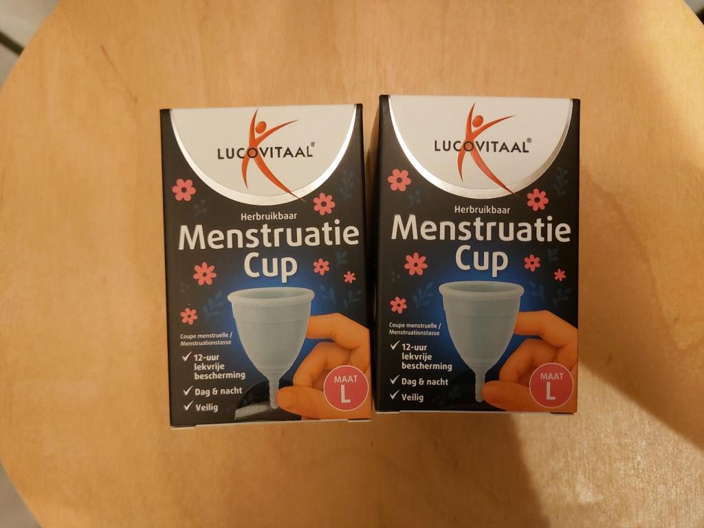 Menstruatiecup Lucovitaal maat L, Ophalen, Nieuw, Overige typen