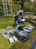 Complete Uppababy Vista V2, single en duowagen, Gebruikt, Combiwagen, Verstelbare duwstang, Ophalen