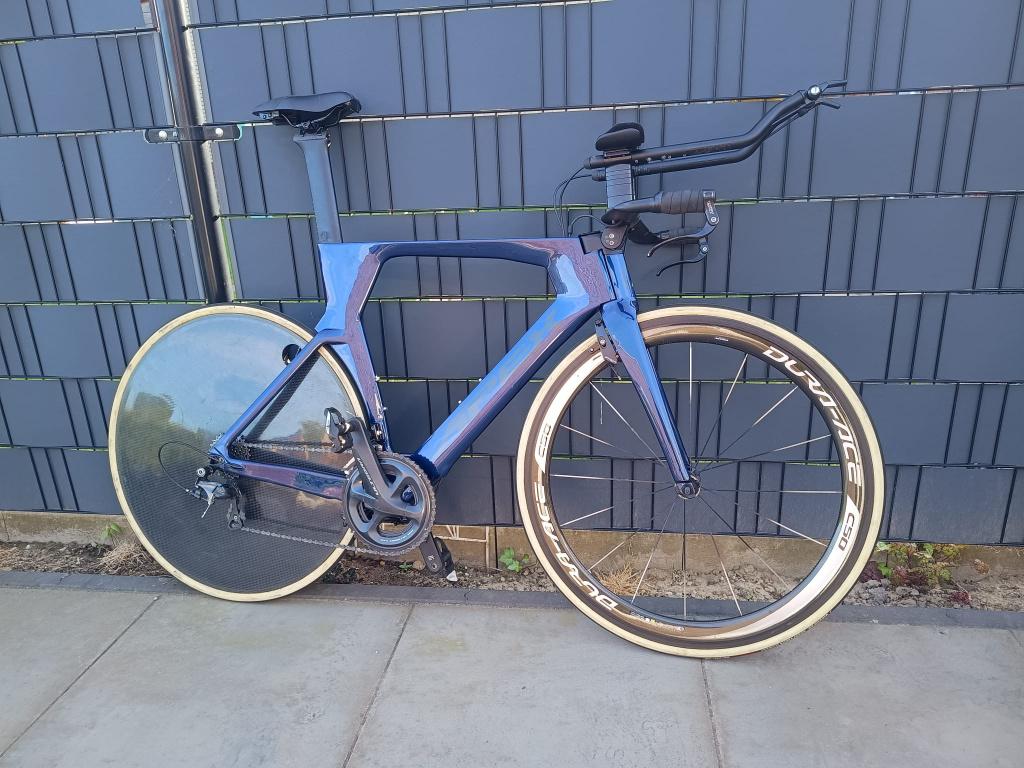 Triathlon fiets Apex infinity L, 28 inch, Gebruikt, Carbon, 57 tot 61 cm