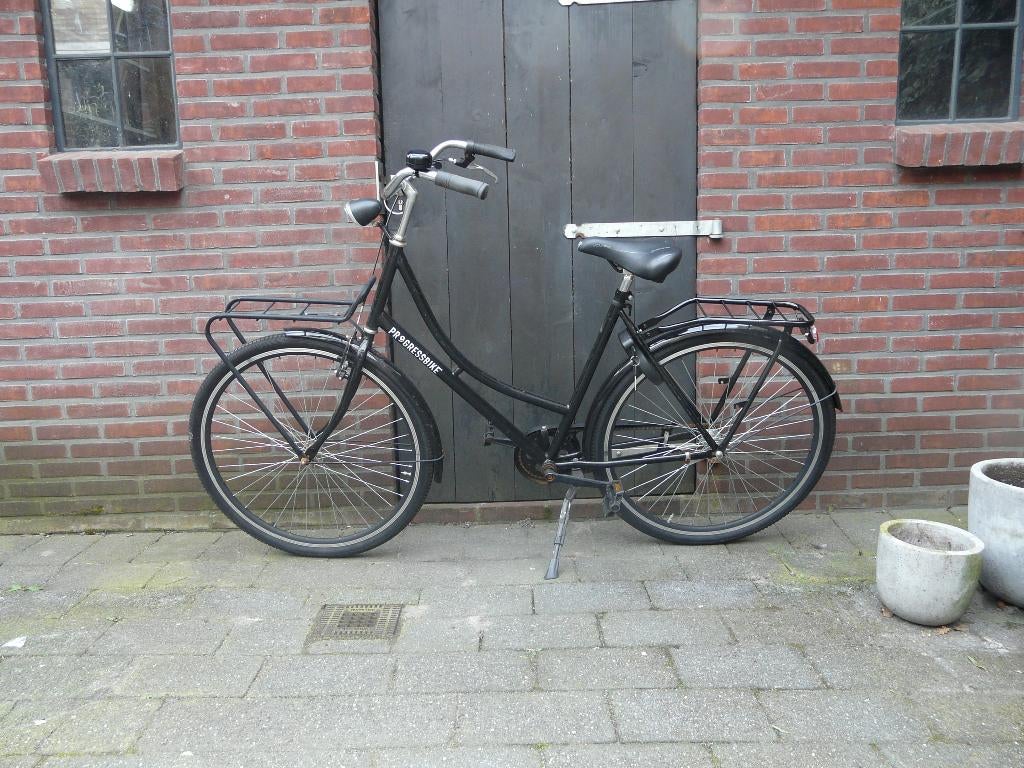 EEN 28 INCH PROGRESS-BIKE OMAFIETS / DAMESFIETS., Fietsen en Brommers, Fietsen | Dames | Omafietsen, Gebruikt, Handrem, PROGRESSB-BIKE