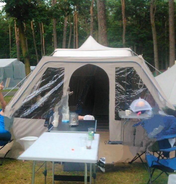 Complete Pyramide Tent, Caravans en Kamperen, Tenten, Ophalen, Gebruikt, Tot en met 4