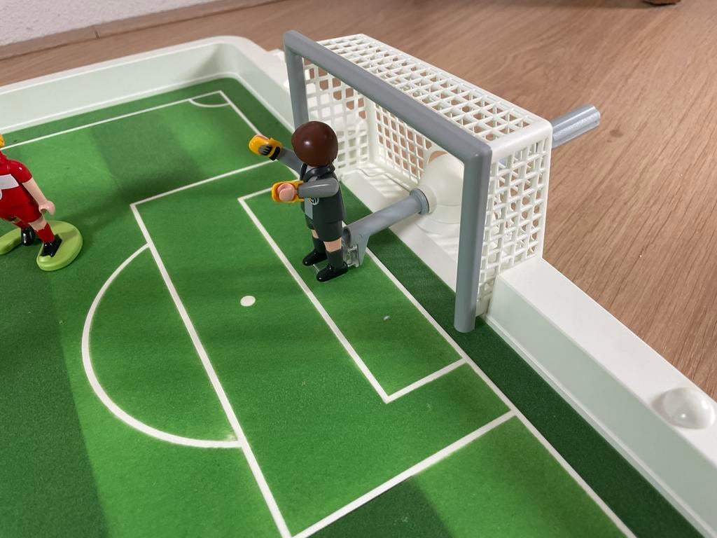 Playmobil voetbalspel in handige koffer, Ophalen, Gebruikt, Jongen of Meisje