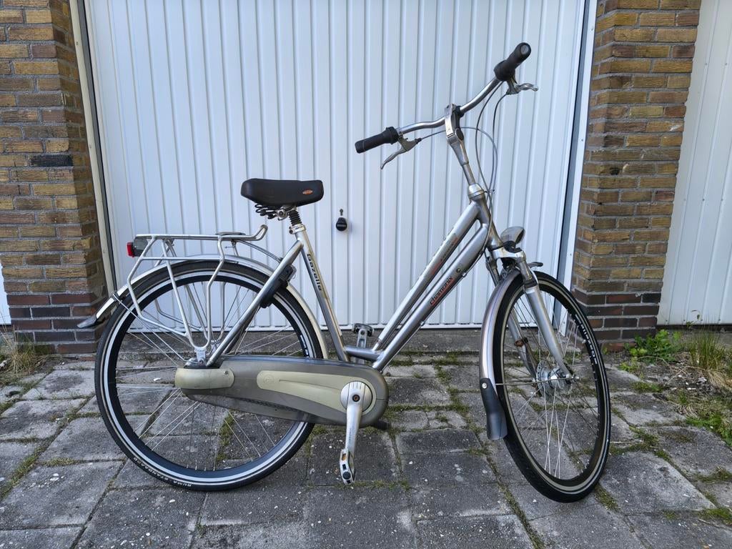 Gazelle Chamonix C8, Nexus 8, nieuwe ket, nieuwe remkabels, Fietsen en Brommers, Fietsen | Dames | Damesfietsen, Gebruikt, Gazelle