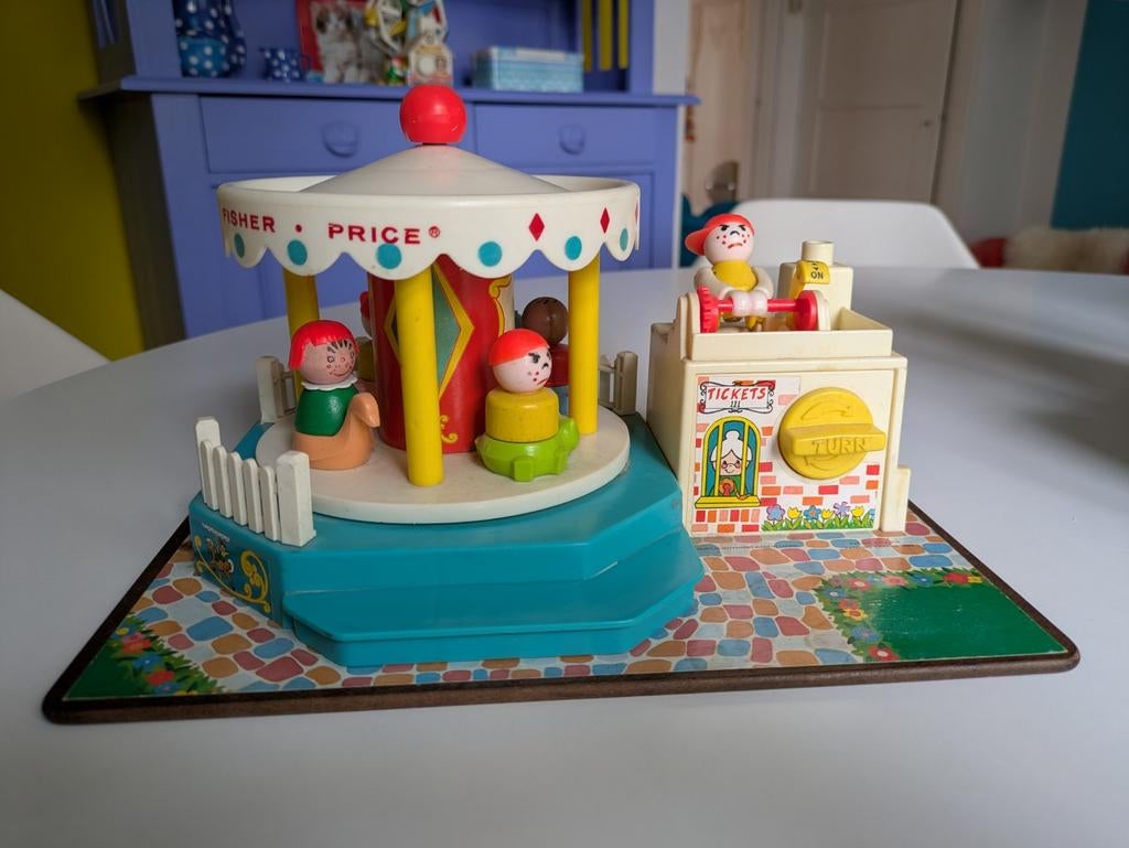 Fisher Price Merry Go Round uit 1972, Ophalen of Verzenden, Speelset