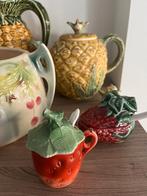 Antiiek faience ananas theepot izgst, Ophalen of Verzenden