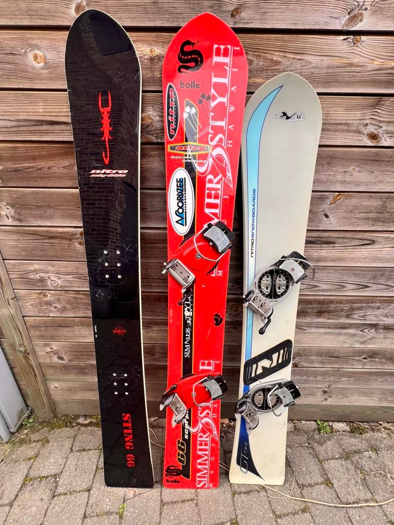 NITRO Race devision snowboards, Sport en Fitness, Snowboarden, Ophalen of Verzenden, Zo goed als nieuw, Board