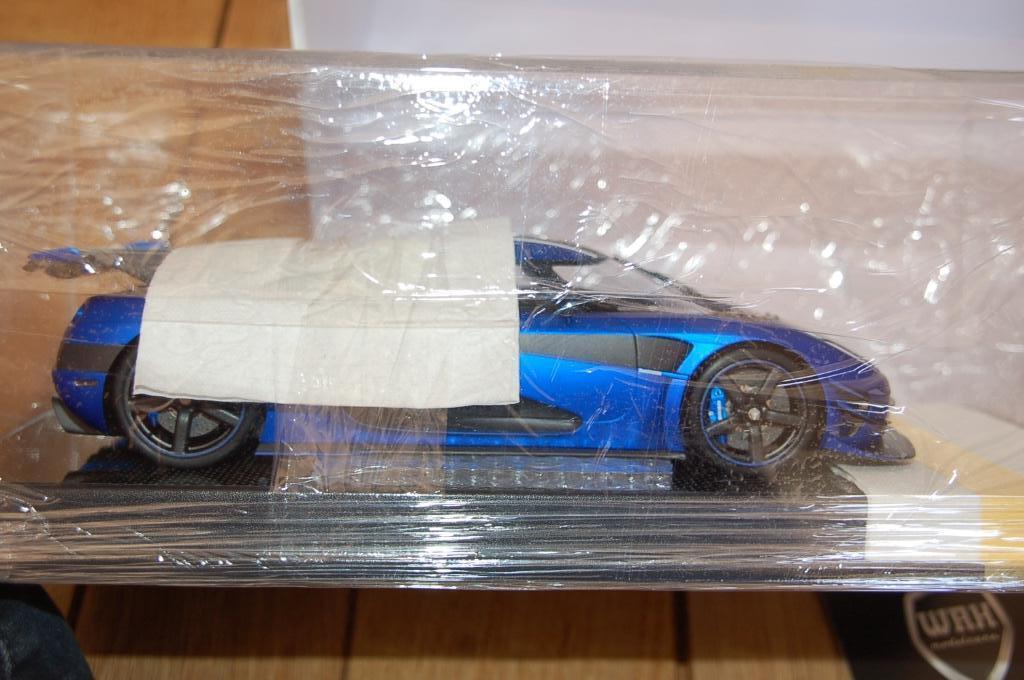 1:18 KOENIGSEGG ONE  Matt blue VMB models LTD 30 WRH, Verzenden, Zo goed als nieuw, Auto, Overige merken