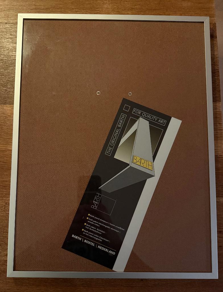 Wissellijst | Aluminium Satine Mat Zilver |  van Barth, Huis en Inrichting, Woonaccessoires | Lijsten, Ophalen, Minder dan 50 cm