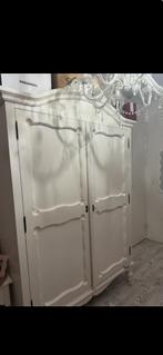 Te koop prachtige brocante kledingkast zgan, Antiek en Kunst, Ophalen