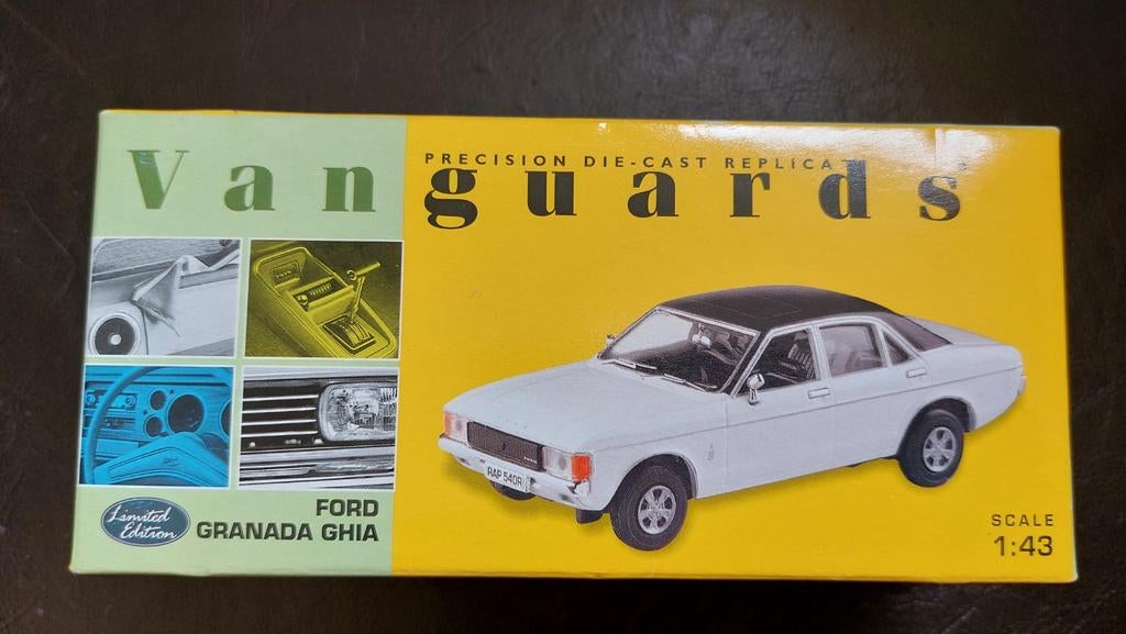 Unieke FORD GRANADA GHIA modelauto - Vanguards 1:43, Ophalen of Verzenden, Zo goed als nieuw, Auto, Vanguards
