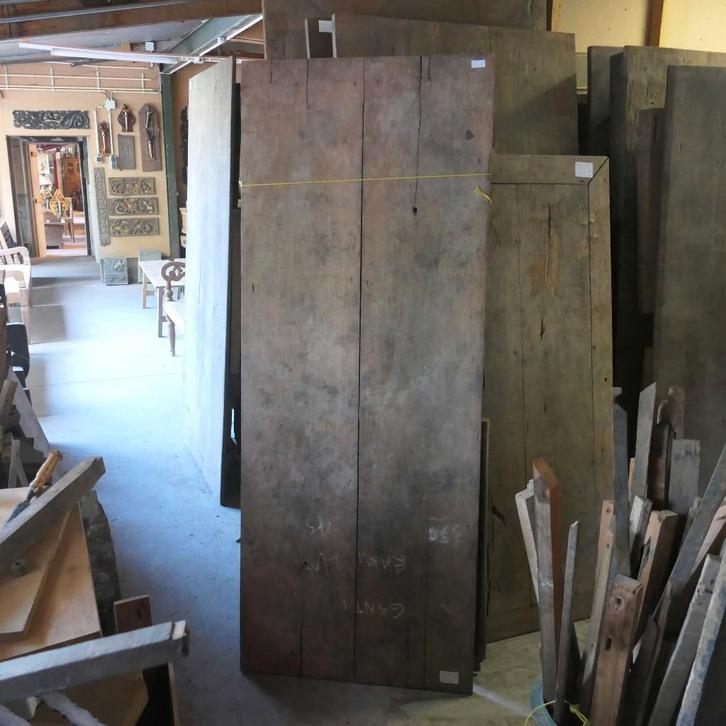 Lange smalle tafel TQ60 landelijk teak hout tuin terras SALE, Antiek en Kunst, Antiek | Meubels | Tafels, Ophalen of Verzenden