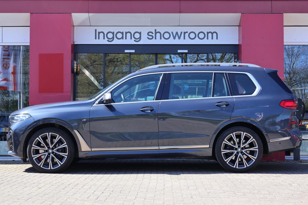 BMW X7 M50d 6persoons. | Panoramadak | M-Sport | HUD | DA Pl, Auto's, BMW, Automaat, Gebruikt, 2993 cc, Vierwielaandrijving