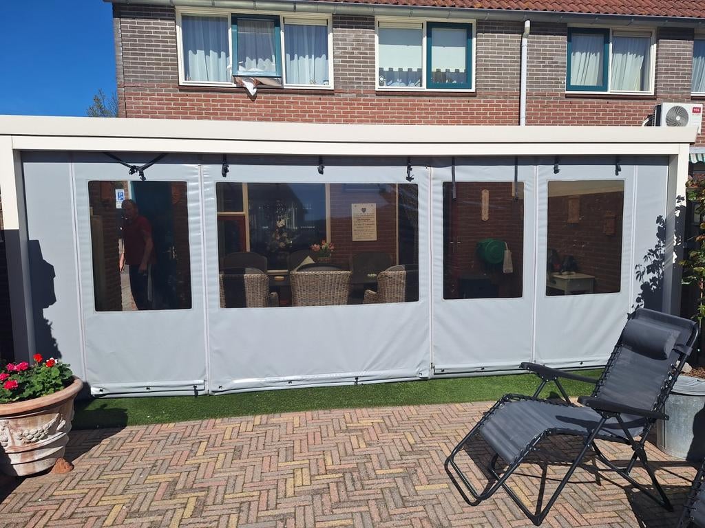 Tent zeil tekoop oa veranda 6m breed, Tuin en Terras, Ophalen, Veranda