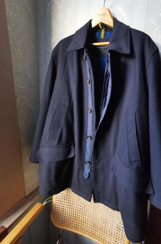 Schneiders / Eduard Pelger/ gore tex/cashmere /wool, Kleding | Heren, Jassen | Winter, Zo goed als nieuw, Maat 48/50 (M), Blauw