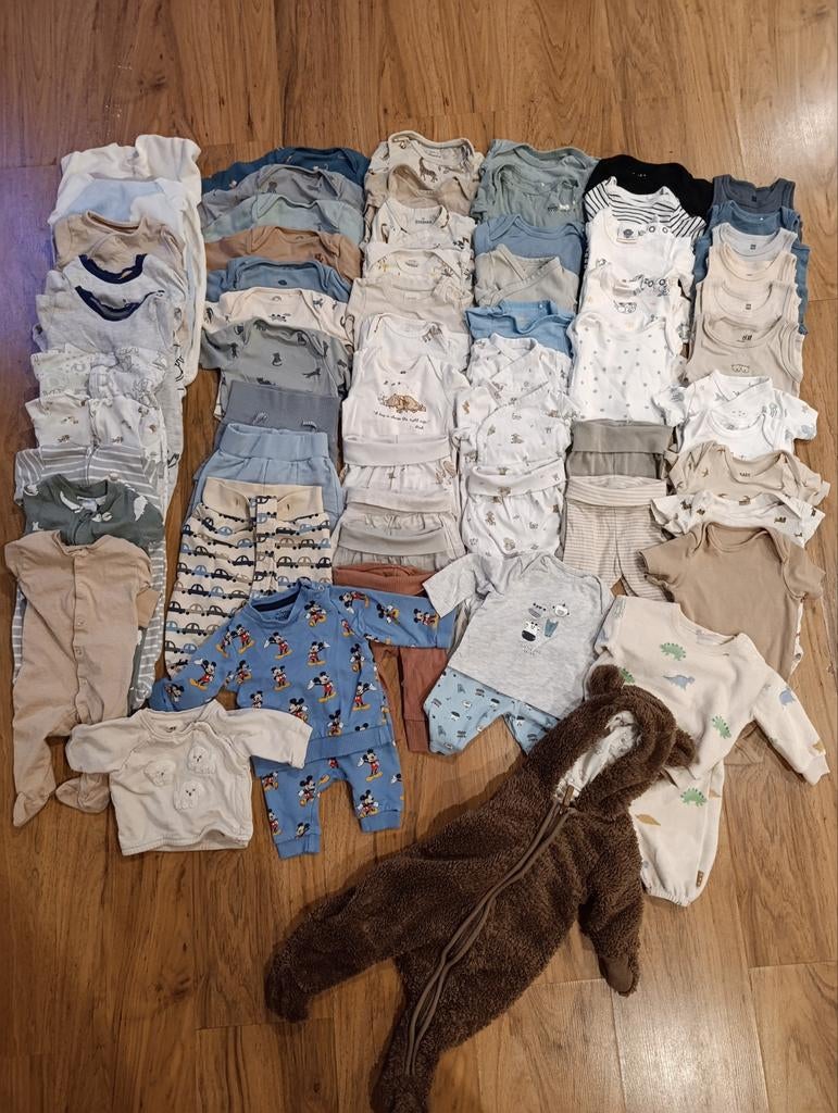 Babykleding pakket maat 50/56 - Jongen (H&M, Next, C&A), Ophalen of Verzenden, Zo goed als nieuw