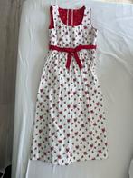 Kaiserjäger Oostenrijks jurkje maat 128, rood/wit met rozen, Ophalen of Verzenden, Gebruikt, Meisje, Jurk of Rok