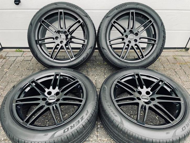 20 Inch Zwarte Originele Audi SQ5 Q5 Velgen 255/45/20 5x112, Auto-onderdelen, Banden en Velgen, Banden en Velgen, Zomerbanden