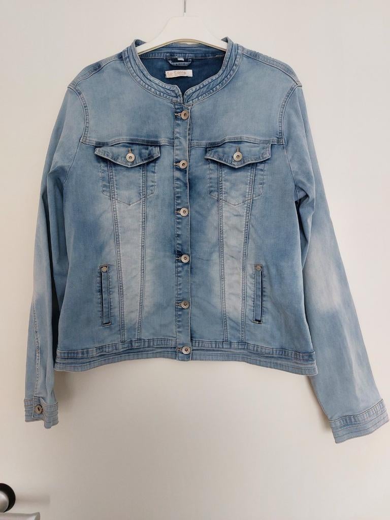 SPLINTERNIEUW SPIJKERJASJE MAAT XXL, Ophalen of Verzenden, Nieuw, Blauw, Jasje of Colbert