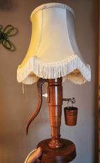 Vintage tafellamp waterpomp – rustieke country lamp – jaren, Ophalen of Verzenden