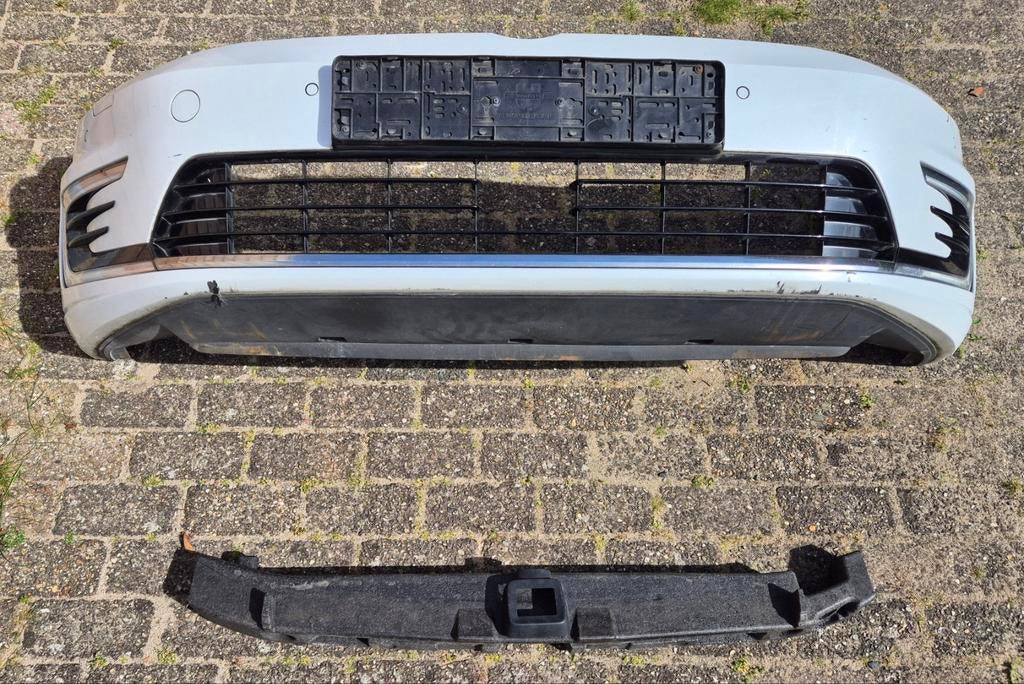 GTE GOLF 7 COMPLEET VOORBUMPER 6x PDC ALLES  ORIGINEEL, Gebruikt, Ophalen of Verzenden, Bumper, Volkswagen