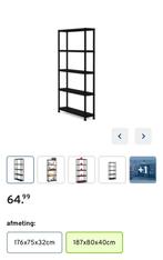 Stevige kunststof stellingkast - 185x88x43 cm, Ophalen, Gebruikt