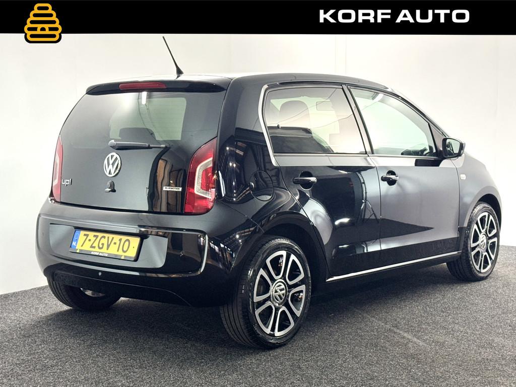 Volkswagen up! 1.0 high up! BlueMotion / Nav / Cruise / Fend, Euro 5, Stof, Gebruikt, Zwart
