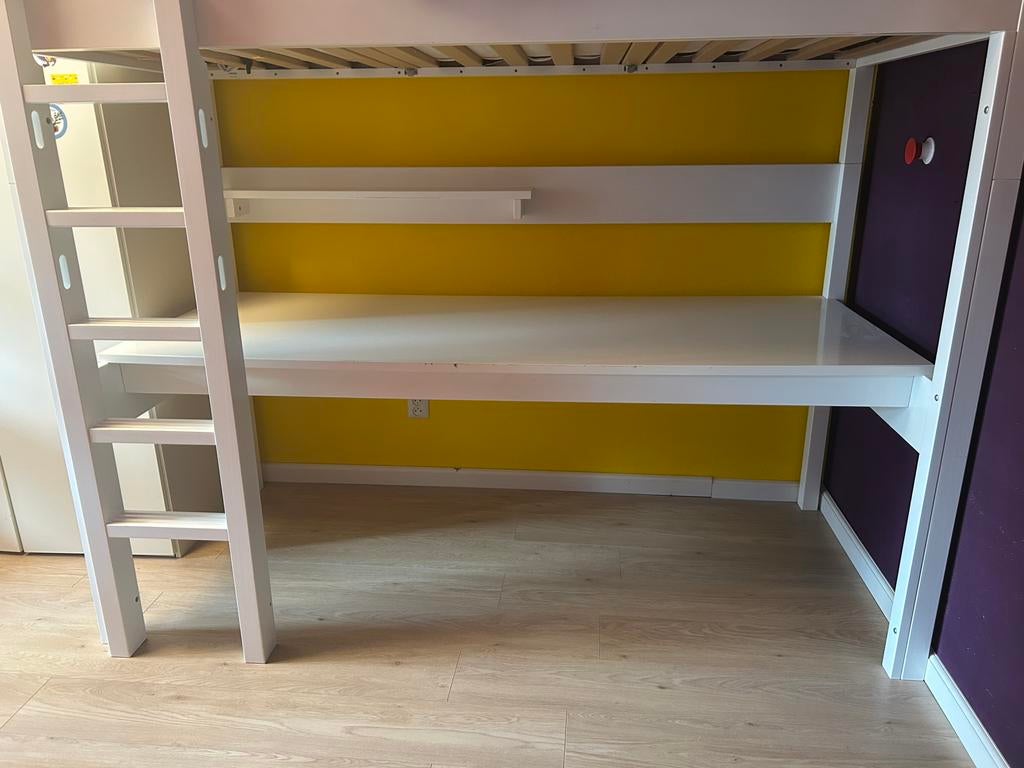 Bureau en trap voor hoogslaper Bopita, Kinderen en Baby's, Kinderkamer | Stapelbedden en Hoogslapers, Ophalen, Gebruikt, Hoogslaper