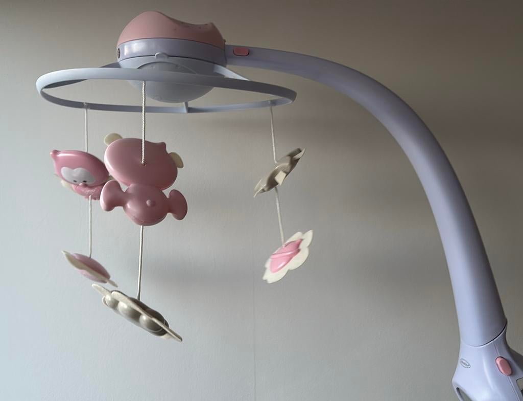 Infantino: 3 in 1 Muziekmobiel, lamp en projector, Ophalen of Verzenden, Zo goed als nieuw, Lamp