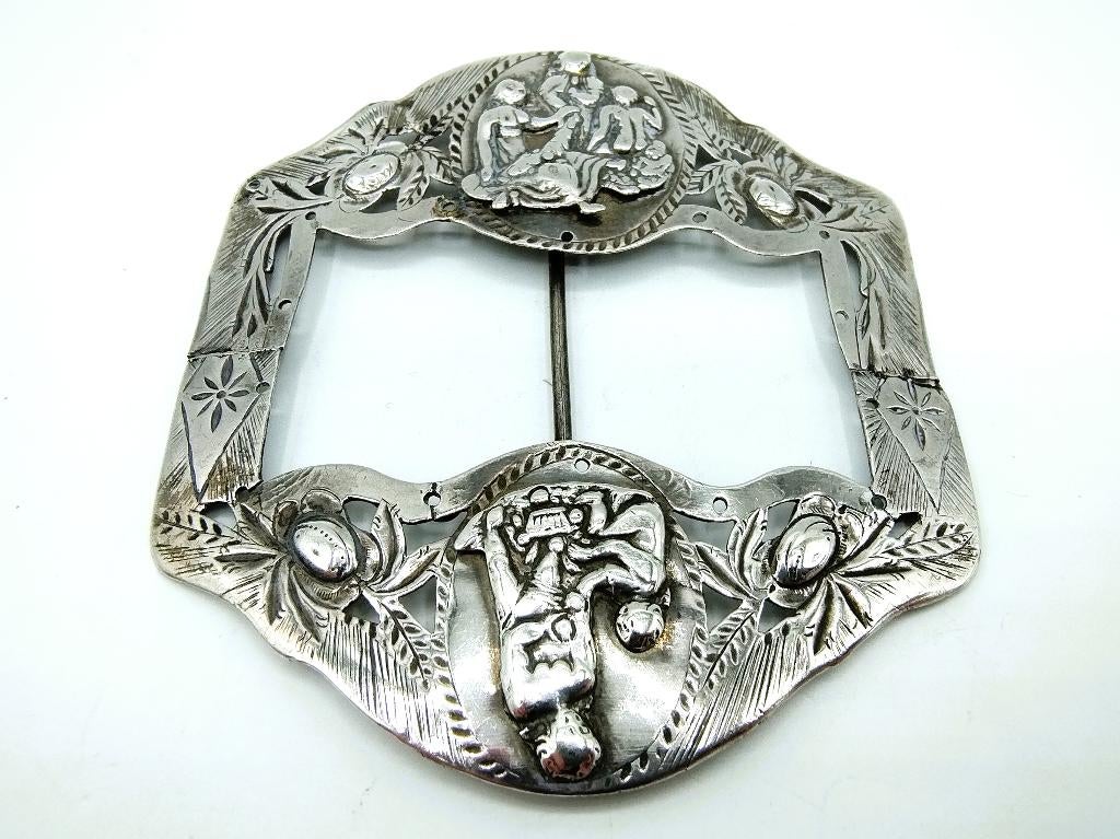 Zilveren gesp, R.S. Zijlstra, Drachten, 19e eeuws