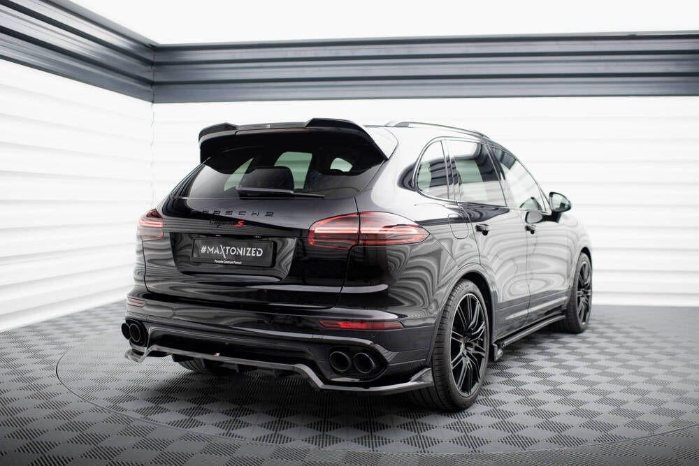 Voorlip sideskirt diffuser spoiler - Porsche Cayenne 14-18, Ophalen of Verzenden