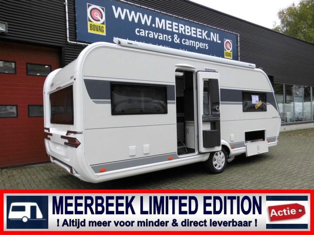Hobby Excellent 560 CFE 5738,= KORTING FULL OPTIES AIRCO !, Caravans en Kamperen, Caravans, Rondzit, Hobby, Overige typen, 6 tot 7 meter