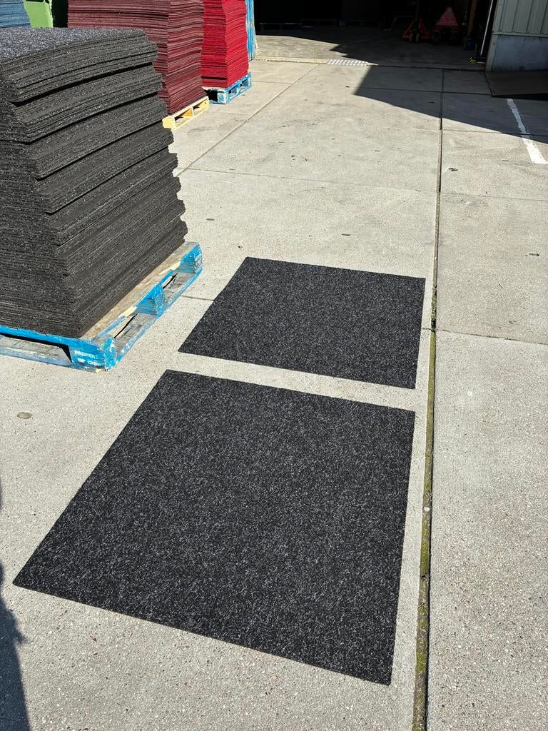 Tapijttegels 100x100, Huis en Inrichting, Stoffering | Vloerbedekking, Zo goed als nieuw, Tapijttegels, Wit, Crème, Beige, Bruin