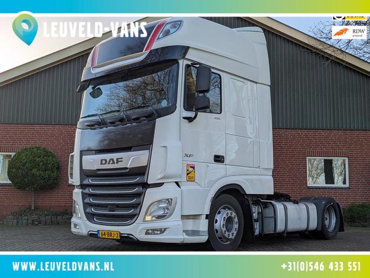DAF XF 480 FT 4X2 483PK SUPERSPACECAB SLAAPCABINE AUTOMAAT A, Auto's, Vrachtwagens, Bedrijf, Te koop, Airconditioning, Centrale vergrendeling