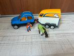 Playmobil auto met paarden trailer, Ophalen, Gebruikt