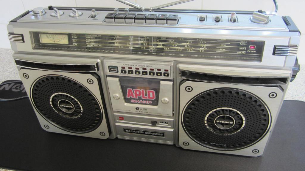 Sharp GF-8585 Stereo Radio-Tape Recorder, Ophalen of Verzenden, Gebruikt