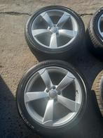Audi A6 velgen met zomerbanden 18 inch, Ophalen, 18 inch, Banden en Velgen, Personenwagen