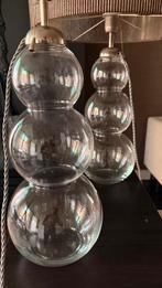 2x Glazen lampvoet Bijenkorf – stijlvolle basis, Ophalen, Gebruikt