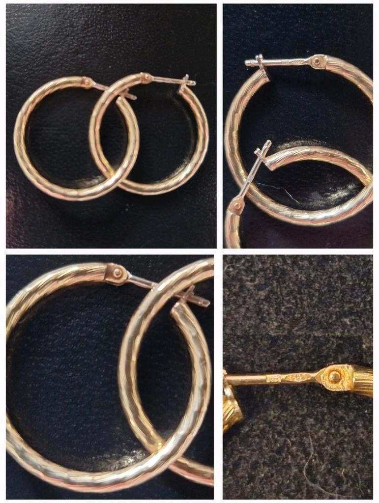 Gouden Creolen (Zie omschrijving), Verzenden, Nieuw, Goud, Goud