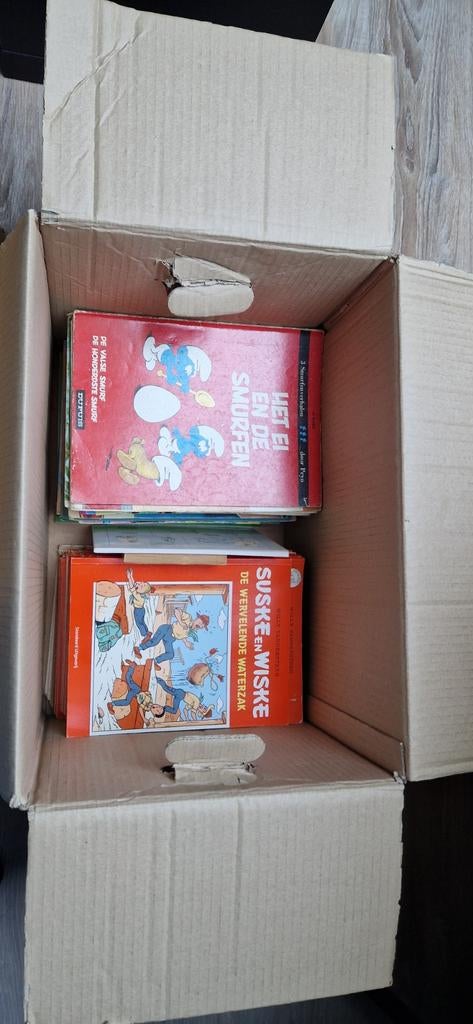 Verhuisdoos strips, Ophalen, Gelezen, Stripboeken
