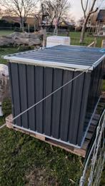 Antracietkleurige stalen tuinbox voor kussens/opslag, Ophalen