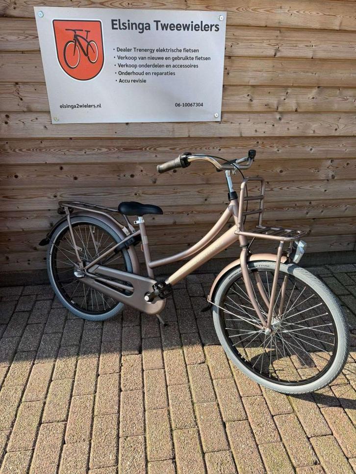 Batavus packd n3 transportfiets, Fietsen en Brommers, Fietsen | Meisjes, Gebruikt, 24 inch, Handrem, Versnellingen, Ophalen of Verzenden