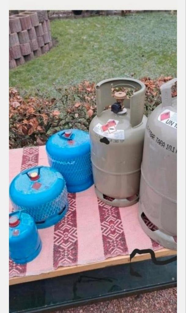 Gasfles butaan propaan, Caravans en Kamperen, Ophalen